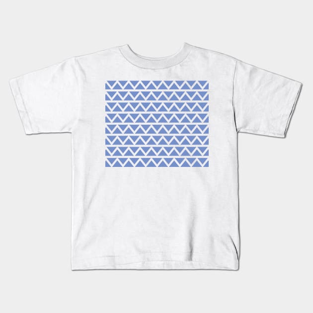 triangle waves Kids T-Shirt by goatboyjr